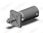 SMC CDG1FA40-25Z cylinder, CG/CG3 ROUND BODY CYLINDER