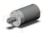 SMC CDG1BN100-75Z cylinder, CG/CG3 ROUND BODY CYLINDER