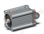 SMC CDQ2D80TN-75DCZ cylinder, CQ2-Z COMPACT CYLINDER