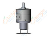 SMC CDRB2BW30-270SZ-M9N actuator, rotary, vane type, CRB1BW ROTARY ACTUATOR