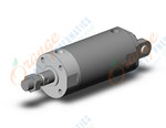 SMC CG1DN80-75Z cylinder, CG/CG3 ROUND BODY CYLINDER