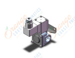 SMC VXD232FZ2AXB valve, VXD/VXZ 2-WAY MEDIA VALVE