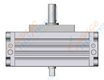 SMC CDRA1FW80TN-190CZ actuator, rotary, CRA ROTARY ACTUATOR