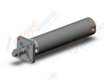 SMC CDG1FA40-150Z cylinder, CG/CG3 ROUND BODY CYLINDER