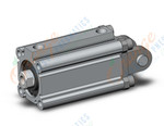 SMC CDQ2D32-45DZ cylinder, CQ2-Z COMPACT CYLINDER