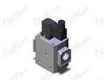 SMC AV4000-F04-5YB-Q valve, soft start 1/2, AV SOFT START UP BODY PORT