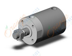 SMC CDG1BN100-50Z cylinder, CG/CG3 ROUND BODY CYLINDER
