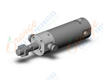 SMC CDG1UA25-25Z cylinder, CG/CG3 ROUND BODY CYLINDER