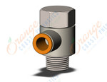 SMC KQ2VF11-36NS fitting, univ femal elbow, KQ2 FITTING (sold in packages of 10; price is per piece)