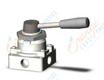 SMC VH311-N03-L hand valve, VH HAND VALVE