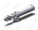 SMC CK1A40-100IZ clamp cylinder, CK CLAMP CYLINDER
