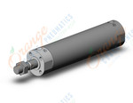 SMC CDG1ZA50TN-150Z base cylinder, CG/CG3 ROUND BODY CYLINDER