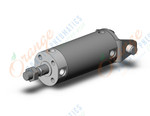 SMC CG1DN63TN-75Z cylinder, CG/CG3 ROUND BODY CYLINDER