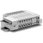 SMC SS5Z3-60PHD1-04D-P mfld, plug-in w/power supply, SS5Z3 MANIFOLD SZ3000