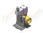 SMC VXD260NZ2ABXB valve, media, VXD/VXZ 2-WAY MEDIA VALVE