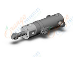 SMC CDG1TN20-25Z-A93LS cylinder, CG/CG3 ROUND BODY CYLINDER
