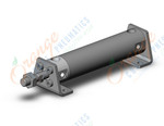 SMC CG1LN25TN-75Z cylinder, CG/CG3 ROUND BODY CYLINDER