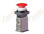 SMC VM230U-02-30RA mech valve, VM (VFM/VZM) MECHANICAL VALVE