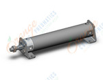 SMC CG1KLN32-125Z cylinder, CG/CG3 ROUND BODY CYLINDER