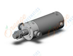 SMC CDG1UA50-50Z cylinder, CG/CG3 ROUND BODY CYLINDER