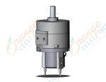 SMC CDRB2BW30-90DZ-R80 actuator, rotary, vane type, CRB1BW ROTARY ACTUATOR