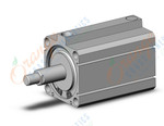 SMC NCDQ8BZ250-125TM cylinder, NCQ8 COMPACT CYLINDER