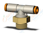 SMC KQ2T01-34AP fitting, branch tee, KQ2 FITTING (sold in packages of 10; price is per piece)