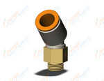 SMC KQ2K11-34AP fitting 45 degree male elbow, KQ2 FITTING (sold in packages of 10; price is per piece)