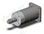 SMC CG1GN80-50Z cylinder, CG/CG3 ROUND BODY CYLINDER