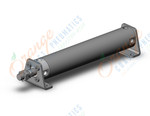 SMC CDG1LN50TN-250Z cylinder, CG/CG3 ROUND BODY CYLINDER