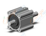 SMC CDQ2WA100-50DCMZ-M9BL cylinder, CQ2-Z COMPACT CYLINDER