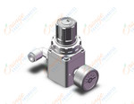 SMC IRV10A-LN07G vacuum regulator, single side, IRV VACUUM REGULATOR