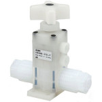 SMC LVD60-V25-F valve, fluoropolymer, FLUOROPOLYMER VALVES & REG