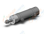 SMC CDG1ZN32TF-75Z-M9BSAPC cylinder, CG/CG3 ROUND BODY CYLINDER