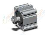 SMC CDQ2A100TF-25DFCMZ-M9B cylinder, CQ2-Z COMPACT CYLINDER