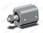SMC CDQ2A25-10DFCMZ cylinder, CQ2-Z COMPACT CYLINDER