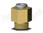 SMC KQ2H04-01AP fitting, male connector, KQ2 FITTING (sold in packages of 10; price is per piece)