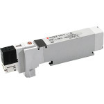 SMC VQ2301N-5BW1-Q valve, 3 pos. plug-in, ip65, VQ2 SOL VALVE 4 WAY