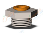 SMC KQ2H09-36NP fitting, male connector, KQ2 FITTING (sold in packages of 10; price is per piece)
