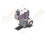 SMC VXD240GG valve, media, VXD/VXZ 2-WAY MEDIA VALVE