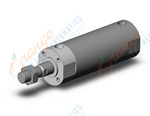 SMC CDG1ZN40TN-50Z base cylinder, CG/CG3 ROUND BODY CYLINDER