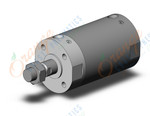 SMC CG1BA100TN-75Z base cylinder, CG/CG3 ROUND BODY CYLINDER