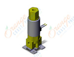 SMC VDW250-6G-1-M5-A-F valve, compact, sgl, brass, VDW VALVE 3-WAY BRASS