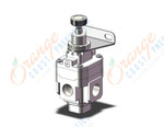 SMC IR3020-F04B-A regulator, precision modular, IR PRECISION REGULATOR