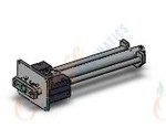 SMC MLGCMF32-300-R-E cylinder, MLGC FINE LOCK CYL W/GUIDE