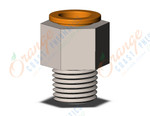 SMC KQ2H11-35N fitting, male connector, KQ2 FITTING (sold in packages of 10; price is per piece)