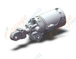 SMC CKG1A63-50IZ-P4DWLS clamp cylinder, CK CLAMP CYLINDER