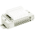 SMC SS5Y5-45NFD-08D-N7 mfld, base mt, din rail mt, SS5Y5 MANIFOLD SY5000