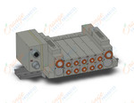SMC SS5V2-W10SA2WD-05BS-C4-D mfld, plug-in w/si unit, SS5V2 MANIFOLD SV2000