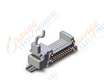 SMC VV5QC11-10C6FD3-D mfld, plug-in, d-sub connector, VV5QC11 MANIFOLD VQC 5-PORT